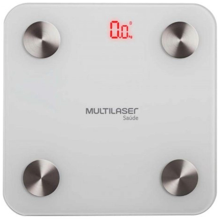 Balan&ccedil;a com Bioimped&acirc;ncia BioHealth Multilaser Sa&uacute;de - HC059