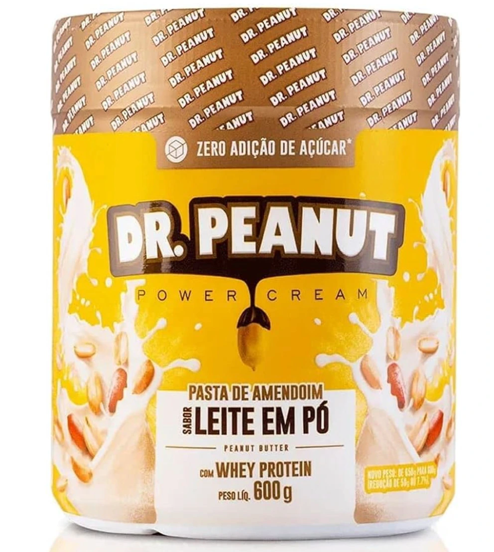 Dr Peanut, Pasta de Amendoim - Avel&atilde; com Whey Protein 600g