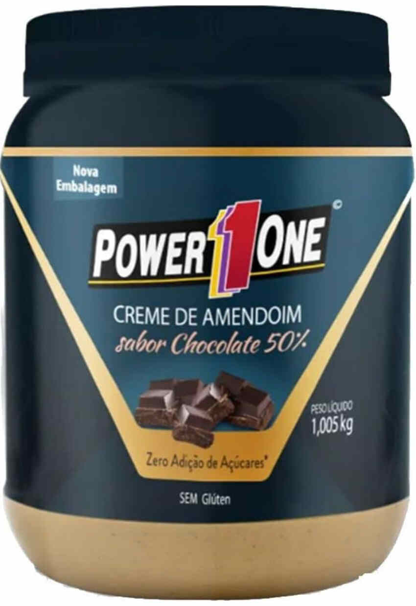 Power One Creme de Amendoim - Sabor Peda&ccedil;os de Chocolate 1,005Kg