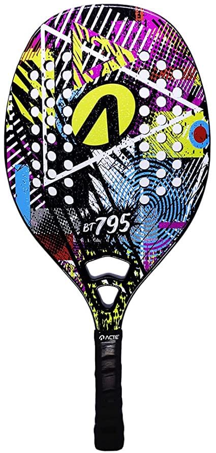 Raquete Beach Tennis Acte BT795 -&nbsp;Carbono